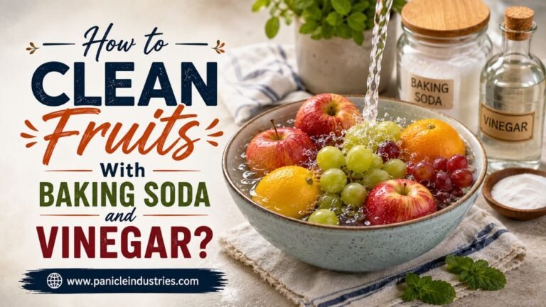 How to Clean Fruits With Baking Soda and Vinegar?