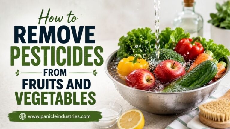 how to remove pesticides from fruits and vegetables