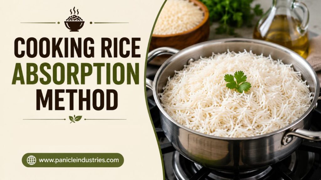 Cooking Rice Absorption Method