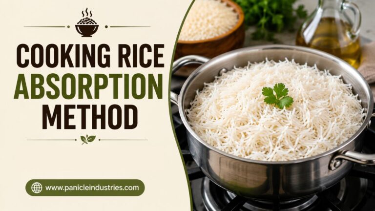 Cooking Rice Absorption Method