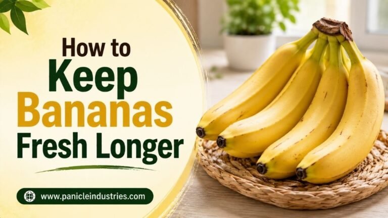 How to keep bananas fresh longer?