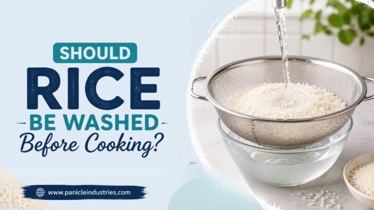 should rice be washed before cooking