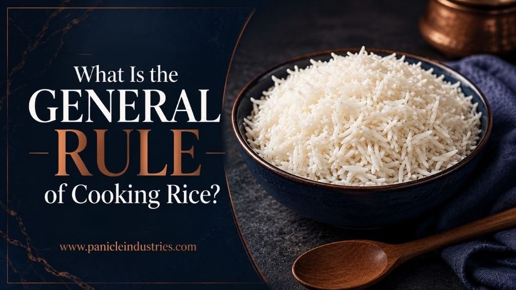 what is the general rule of cooking rice?