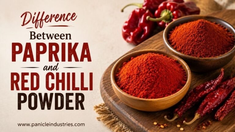 difference between paprika and red chilli powder
