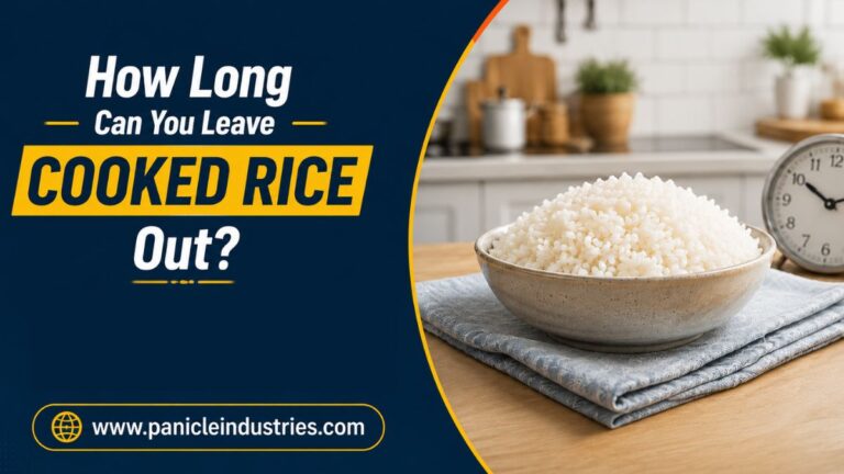 HOW LONG CAN YOU LEAVE COOKED RICE OUT