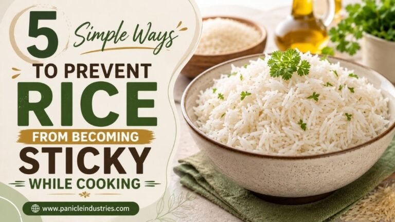 5 simple ways to prevent rice from becoming sticky while cooking